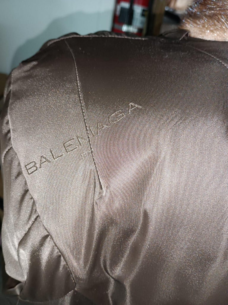 Brand new Balenciaga Demi Buff Mink Fur Coat (12-M) ~no duties