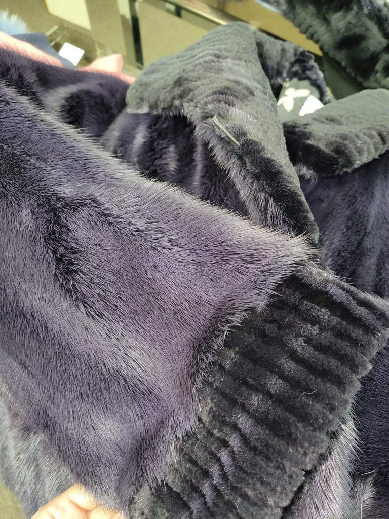 ~Unused Purple Mink Fur Coat (Size 18-20 XL)