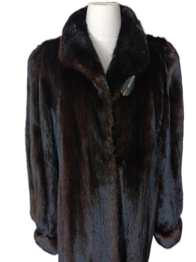 Birger Christensen Ranch Mink Fur Stroller Coat (Size 14-16 M/L) ~no duties