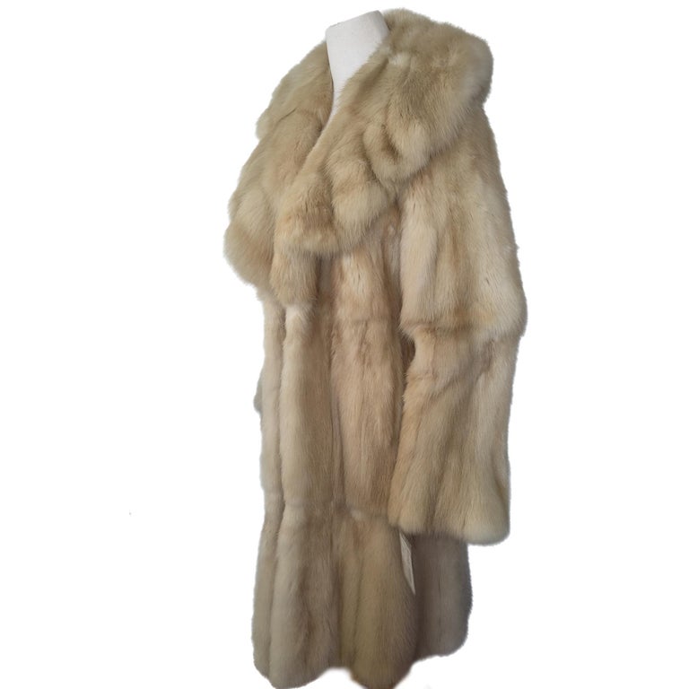 Brand new Bisang Golden sable Fur Coat (Size 10/ M) 45000$ ~no duties