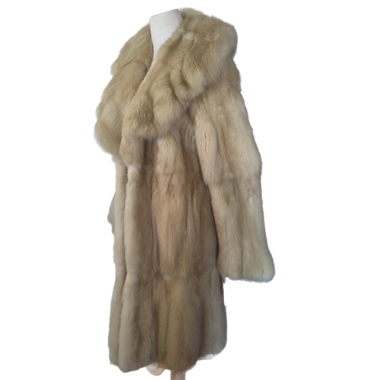 Brand new Bisang Golden sable Fur Coat (Size 10/ M) 45000$ ~no duties
