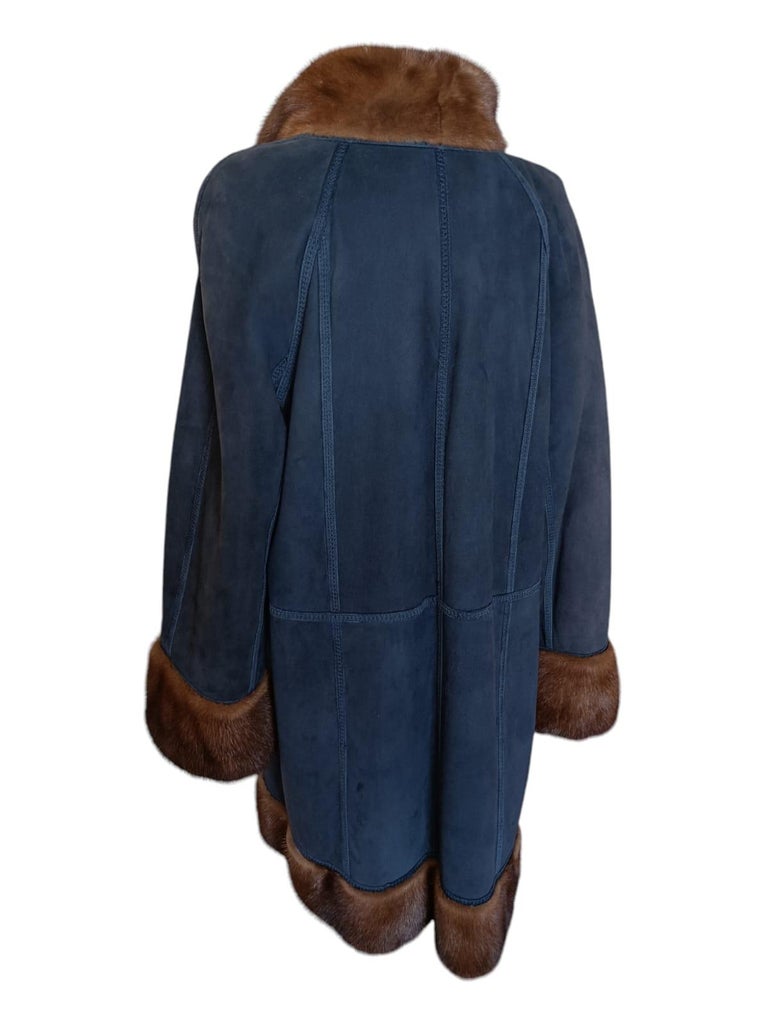 Brand New Mink Fur Coat reversible size 10 (M) ~no duties