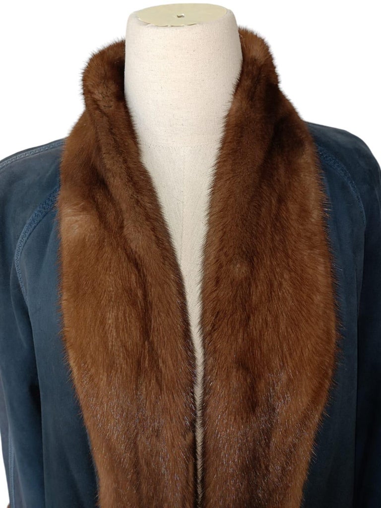 Brand New Mink Fur Coat reversible size 10 (M) ~no duties