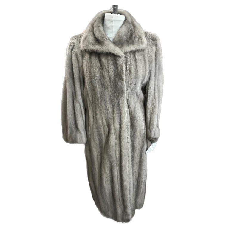 Sapphire Mink Fur Coat size 12 M ~no duties
