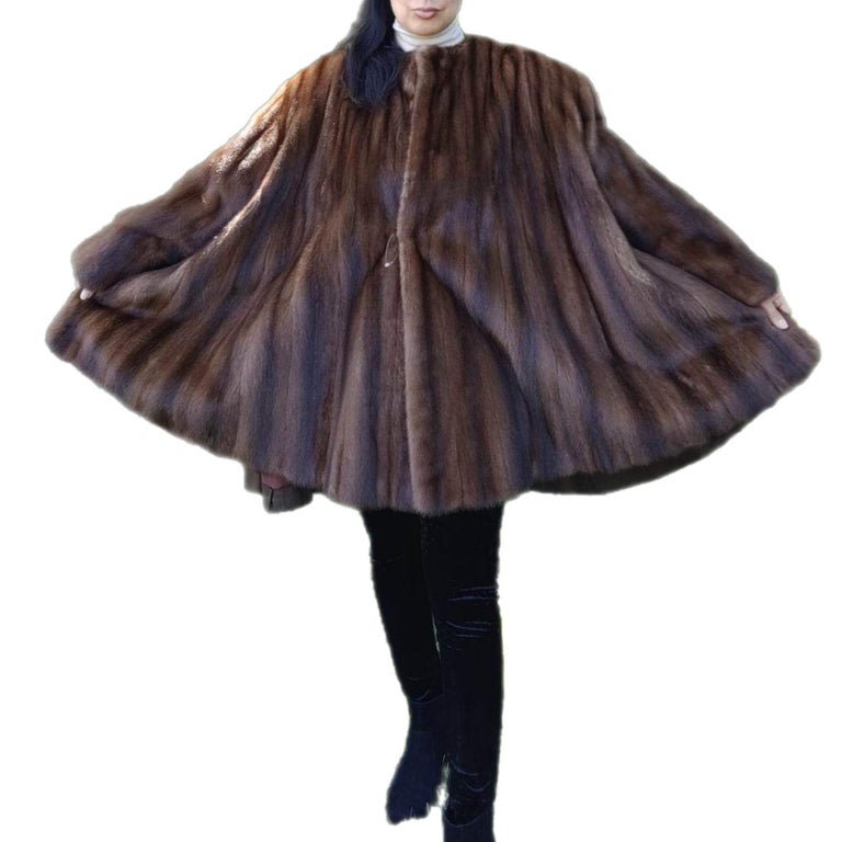 Birger Christensen Demi Buff Wide Sweep Mink Fur Coat (24/XXL) ~no duties