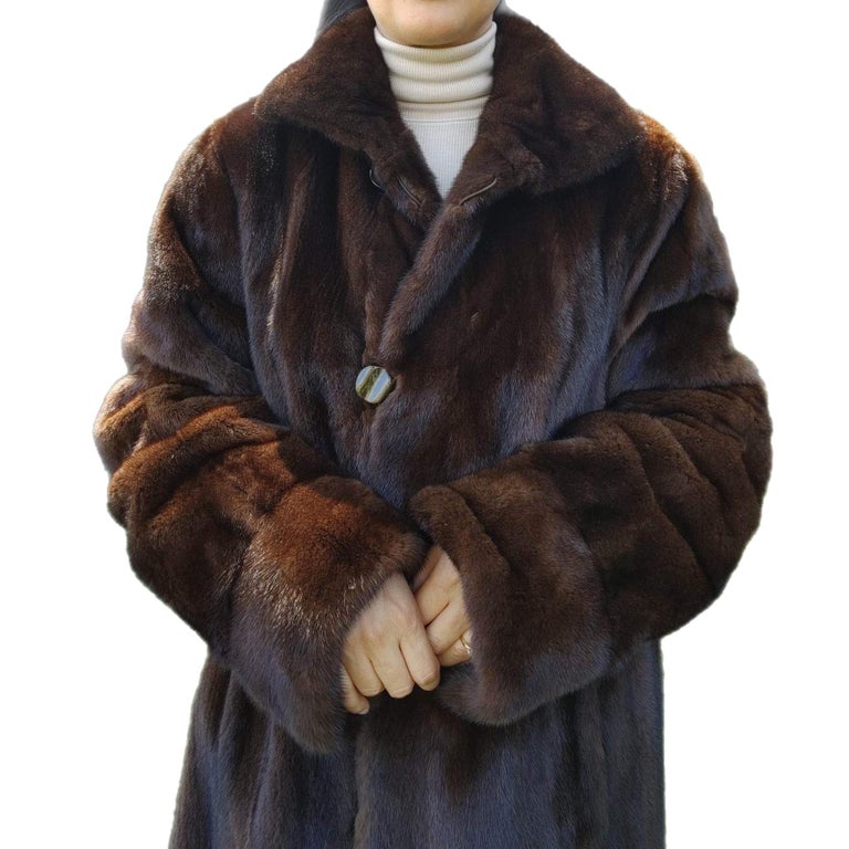 Brand New sheared Mink Fur Coat reversible size 10 (M) ~no duties