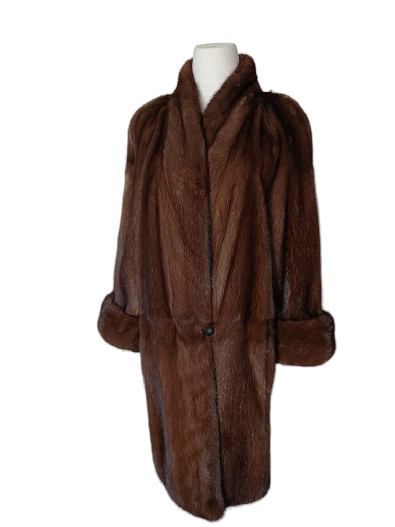 Brand New Mink Fur Coat reversible size 10 (M) ~no duties