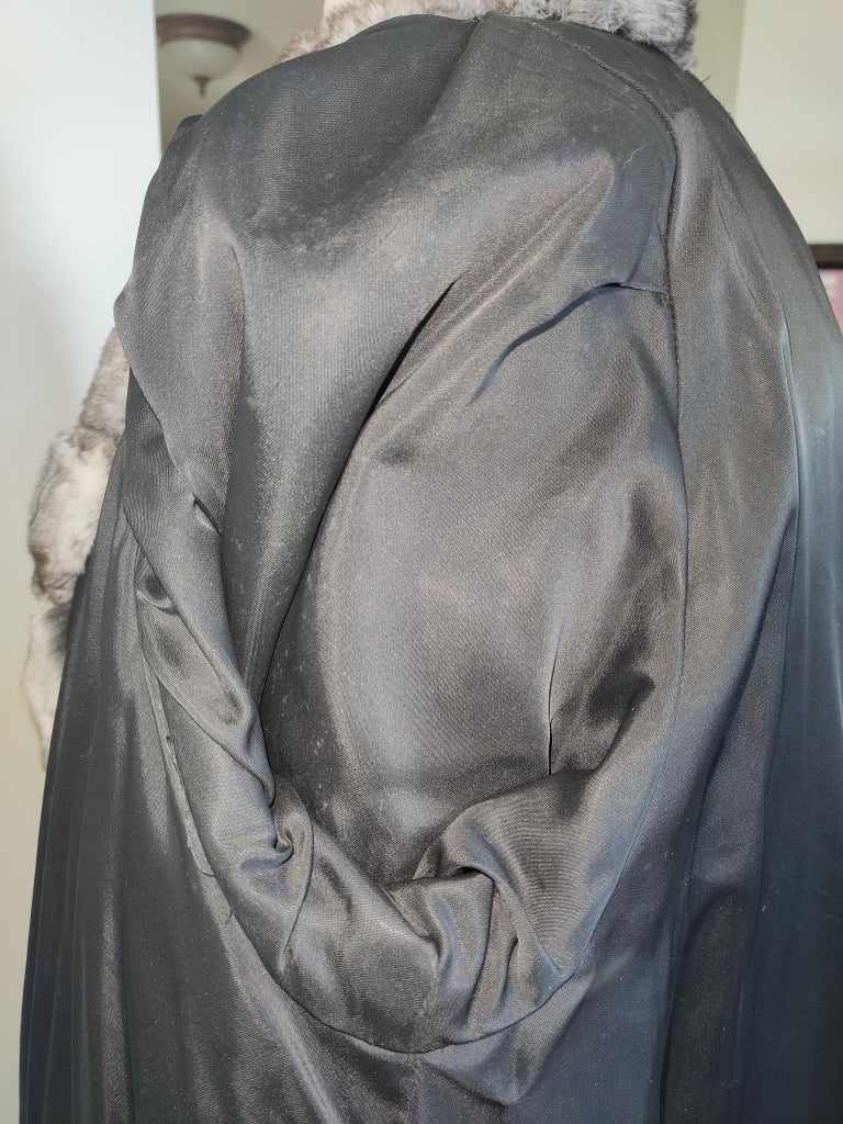Birger Christensen Empress Chinchilla Fur Coat 18-24/XXL