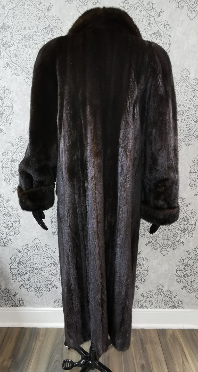 Ranch Mink Fur Full Length Coat (Size 14 - L) ~no duties