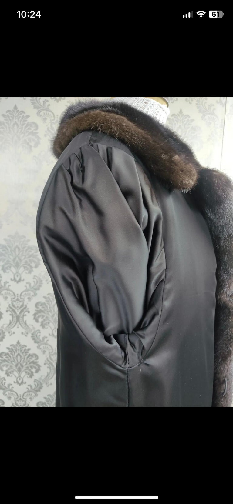 Princess natural Ranch Mink Fur Coat 10/M ~no duties