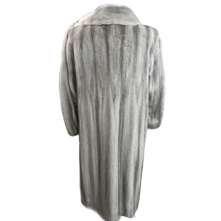 Sapphire Mink Fur Coat size 12 M ~no duties