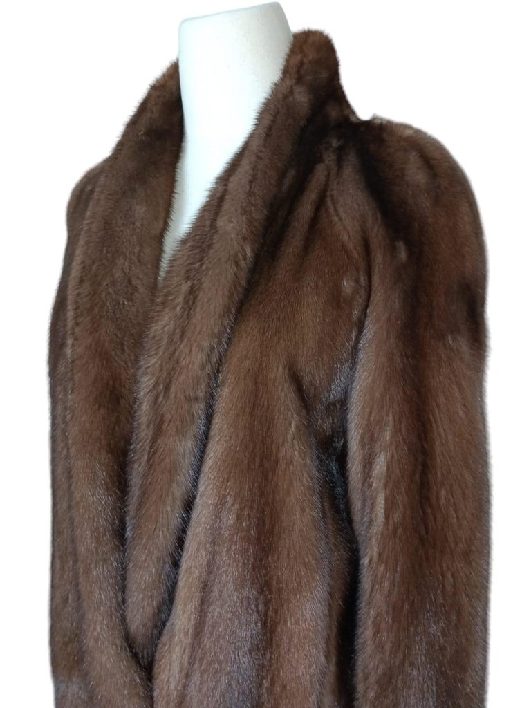 Brand New Mink Fur Coat reversible size 10 (M) ~no duties