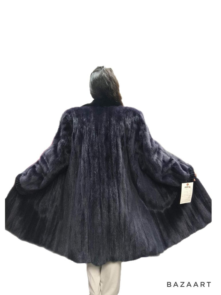 ~Unused Purple Mink Fur Coat (Size 18-20 XL)