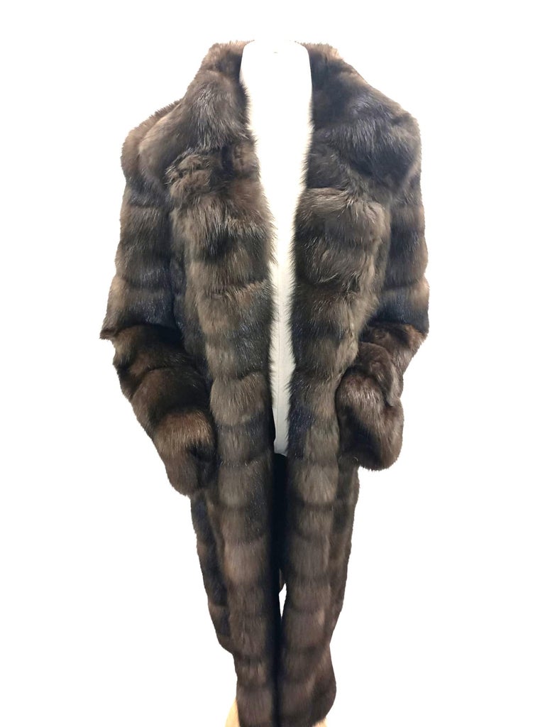 Brand New Bisang Russian sable Fur Coat size 85000$ tag ~no duties