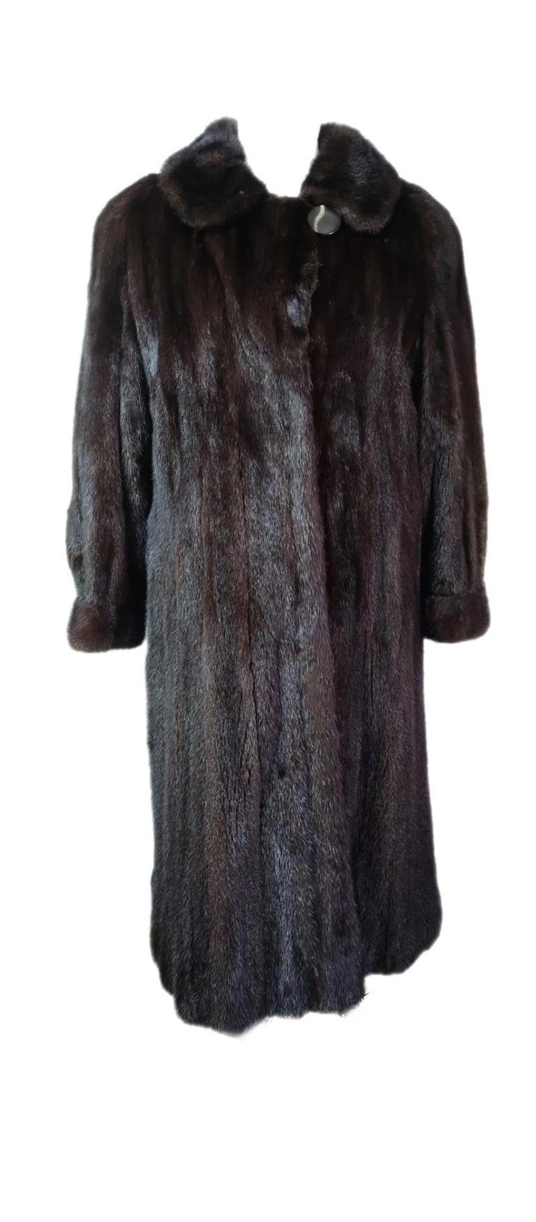 Princess natural Ranch Mink Fur Coat 10/M ~no duties