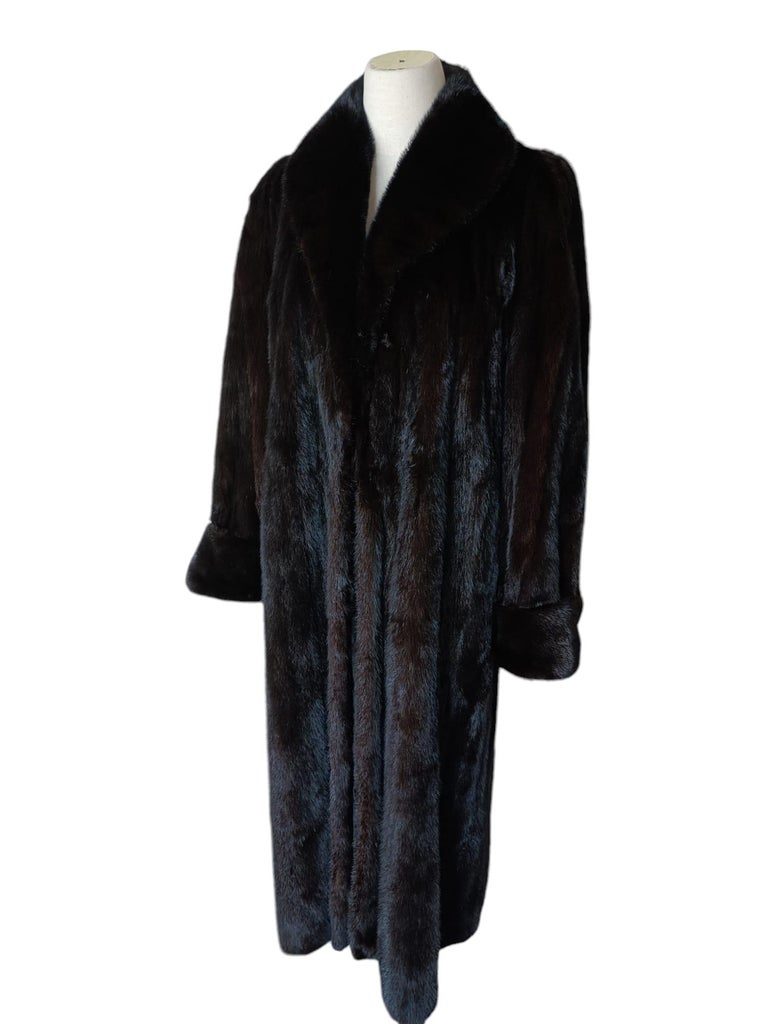 Birger Christensen Demi Buff Wide Sweep Mink Fur Coat (12/L) ~no duties