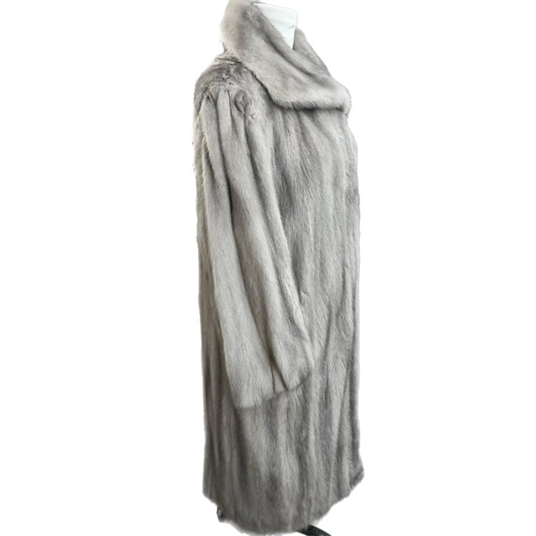 Sapphire Mink Fur Coat size 12 M ~no duties