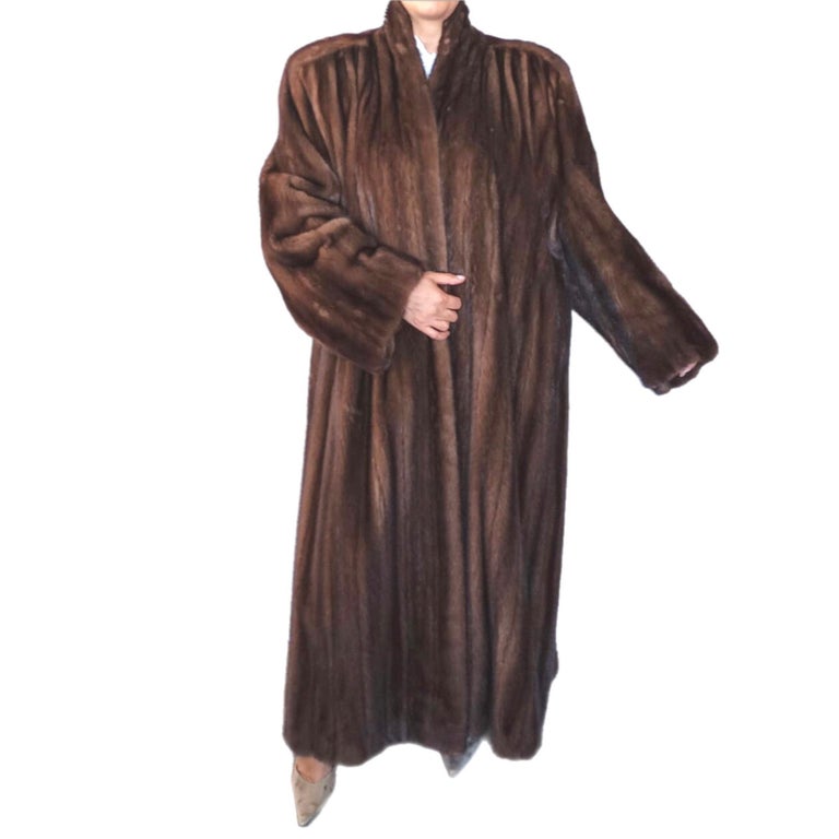 Christian Dior Demi Buff Mink Fur Swing Coat (Size 20 XL) ~no duties