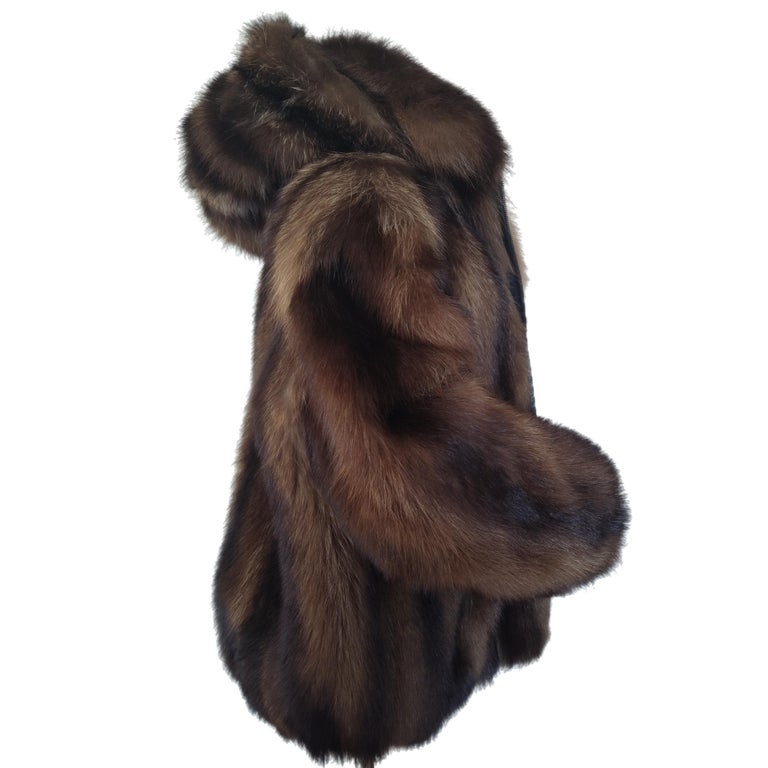 Wolverine fur Fur bomber Coat 44-46 men's L ~no duties