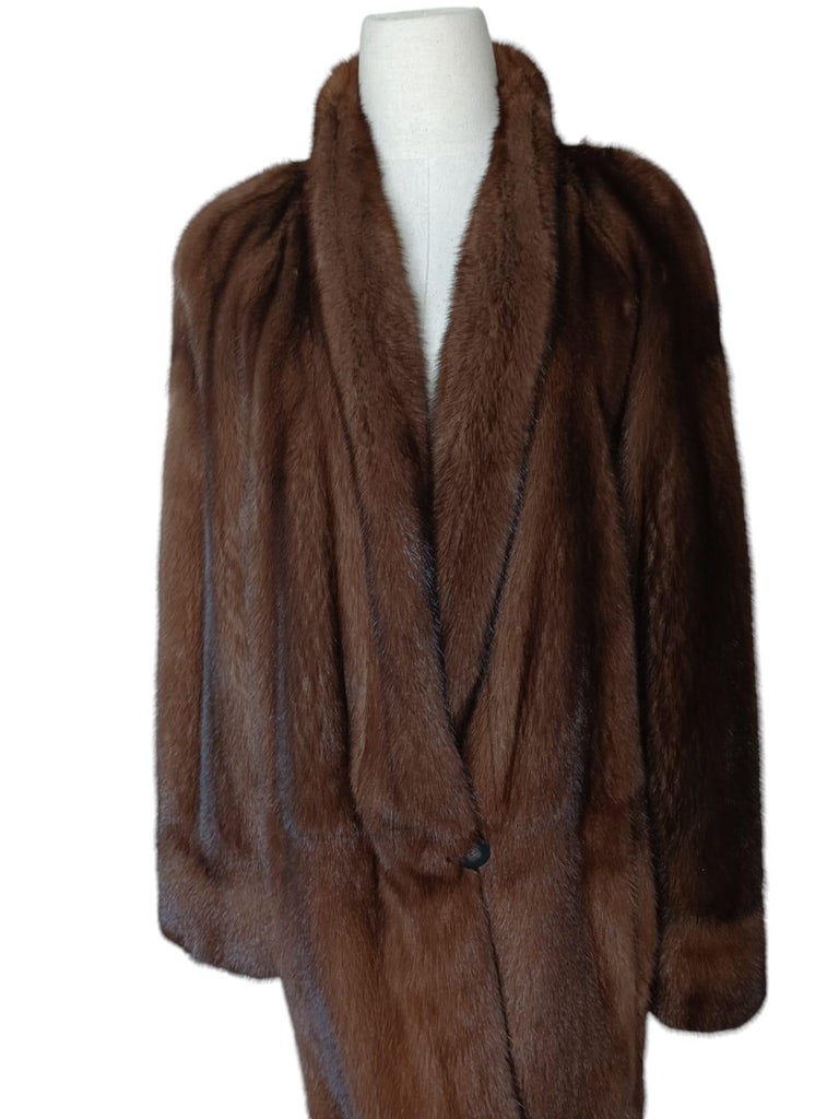 Brand New Mink Fur Coat reversible size 10 (M) ~no duties