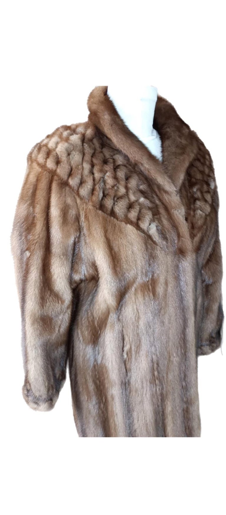 Brand new Balenciaga Demi Buff Mink Fur Coat (12-M) ~no duties