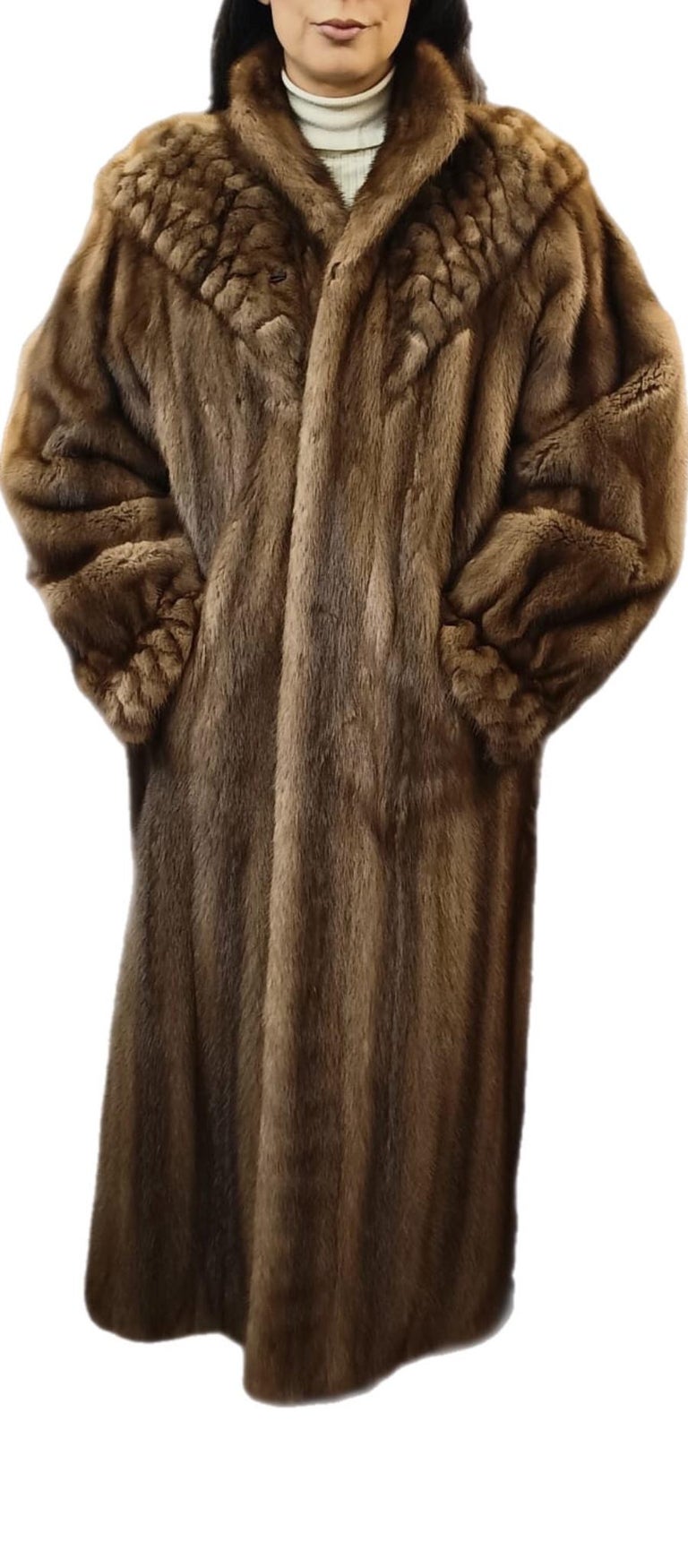 Brand new Balenciaga Demi Buff Mink Fur Coat (12-M) ~no duties