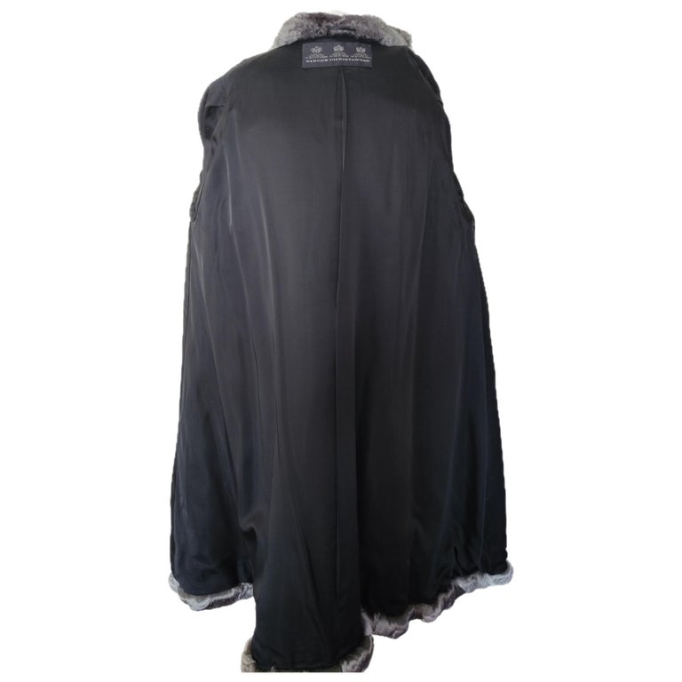 Birger Christensen Empress Chinchilla Fur Coat 18-24/XXL