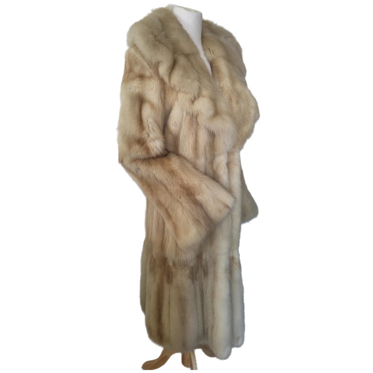 Brand new Bisang Golden sable Fur Coat (Size 10/ M) 45000$ ~no duties