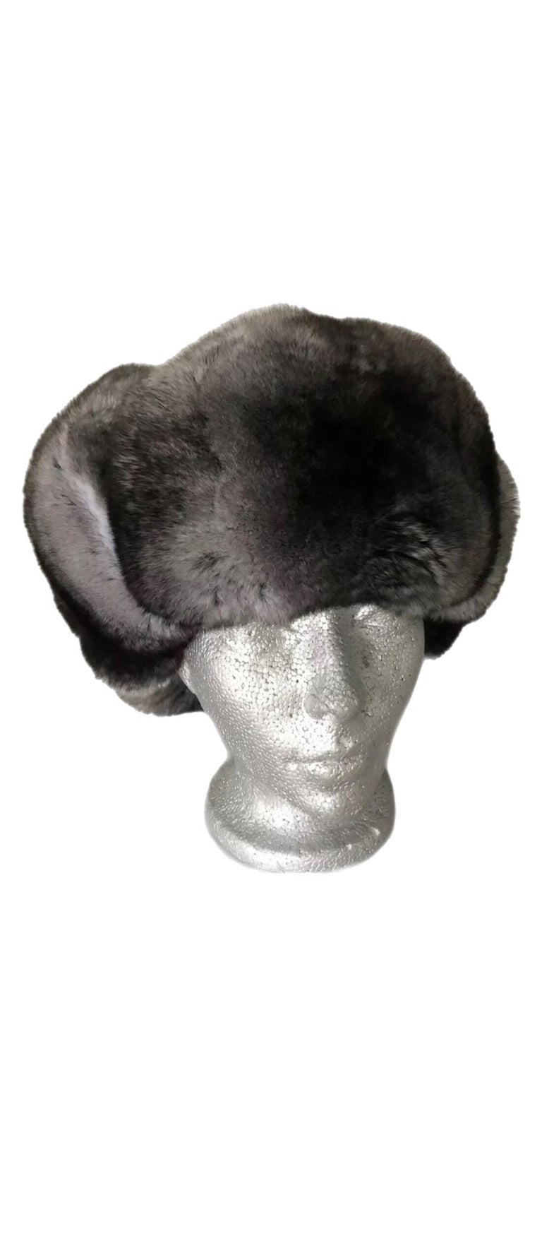 Brand New Chinchilla Fur hat (Size - M)