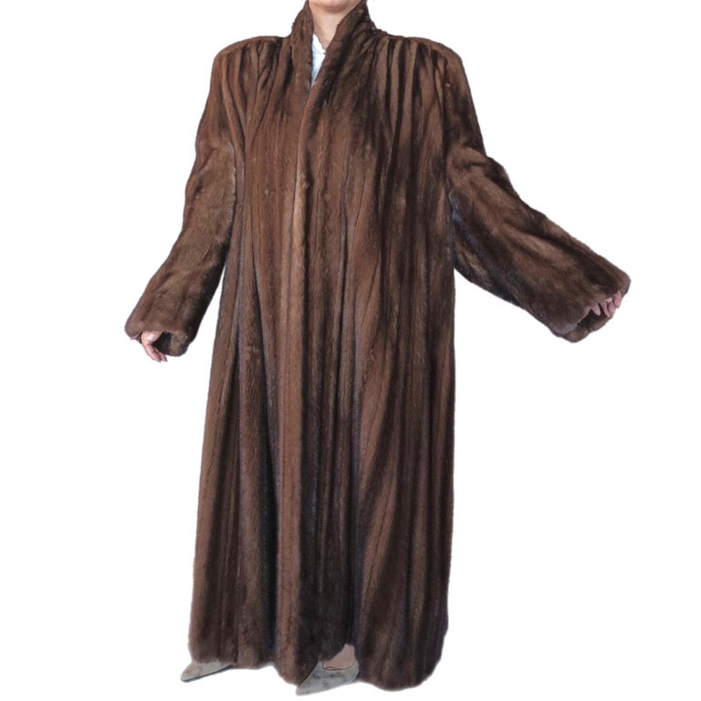 Christian Dior Demi Buff Mink Fur Swing Coat (Size 20 XL) ~no duties