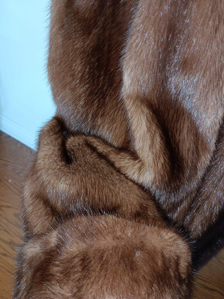 Christian Dior Demi Buff Mink Fur Swing Coat (Size 20 XL) ~no duties