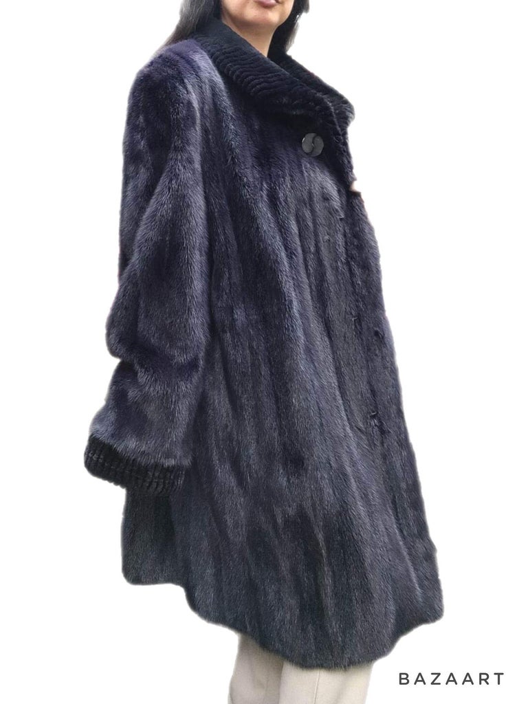 ~Unused Purple Mink Fur Coat (Size 18-20 XL)
