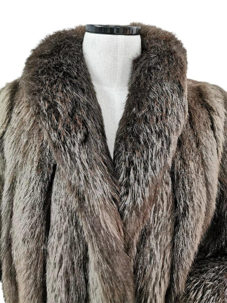 Brand new Birger christensen beaver fur coat size 14 ~no duties