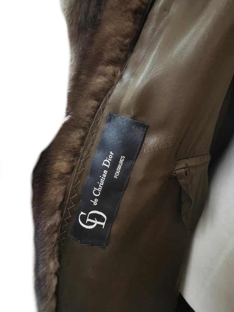 Christian dior mink fur coat size 18 ~no duties