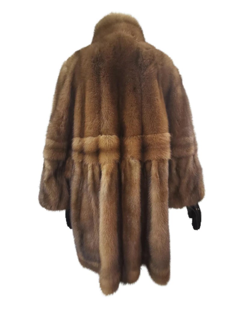 Brand New Sable Fur Coat (Size 20-22 XXL) ~no duties