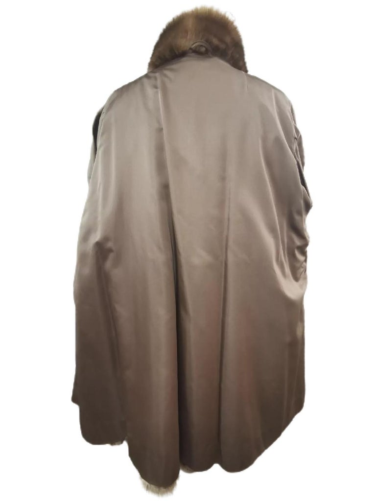 Brand New Sable Fur Coat (Size 20-22 XXL) ~no duties