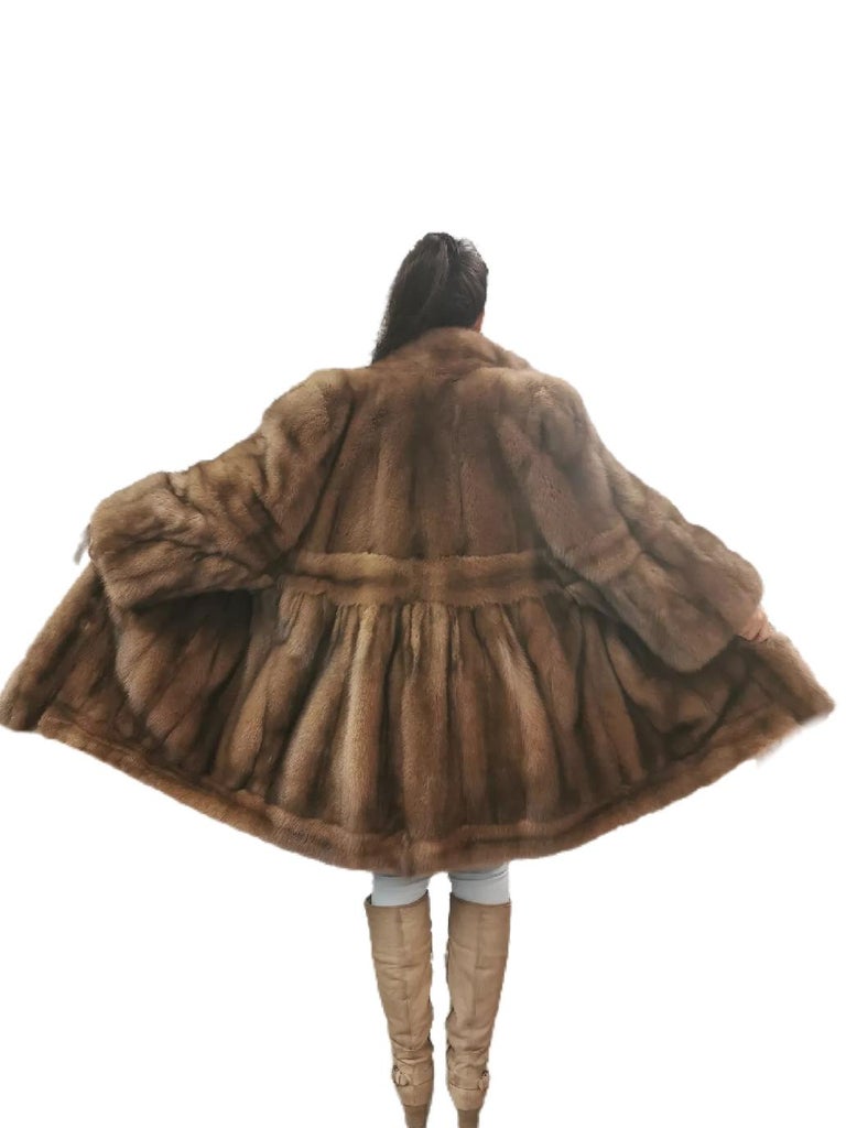 Brand New Sable Fur Coat (Size 20-22 XXL) ~no duties