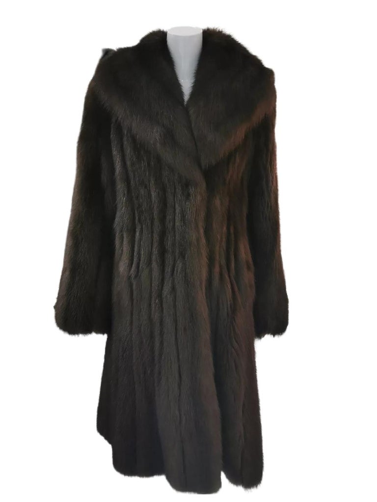 Louis Féraud Barguzin Russian Sable Fur Coat (Size 8-M) ~no duties