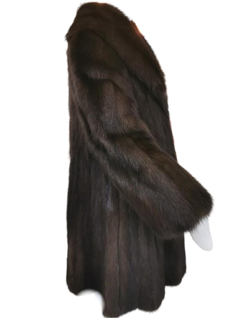 Louis Féraud Barguzin Russian Sable Fur Coat (Size 8-M) ~no duties