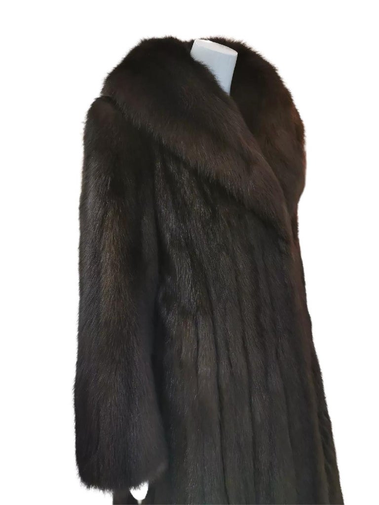 Louis Féraud Barguzin Russian Sable Fur Coat (Size 8-M) ~no duties