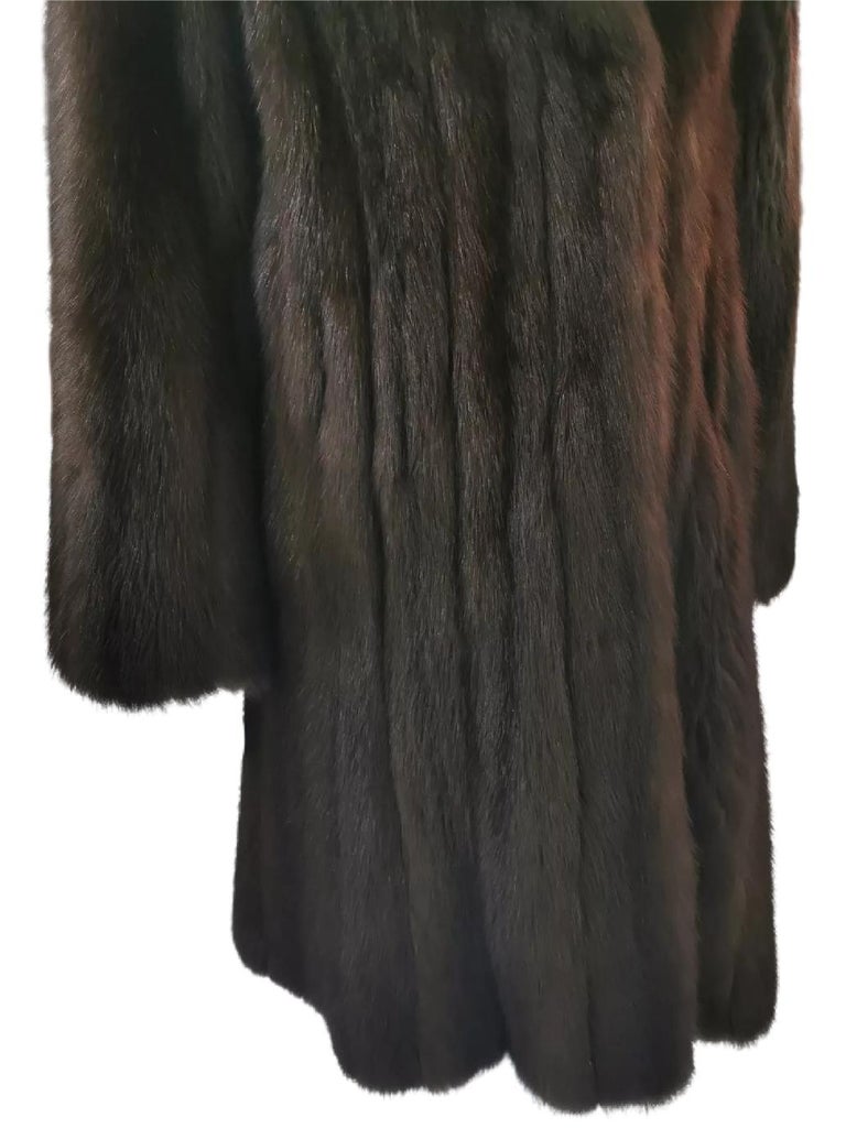 Louis Féraud Barguzin Russian Sable Fur Coat (Size 8-M) ~no duties