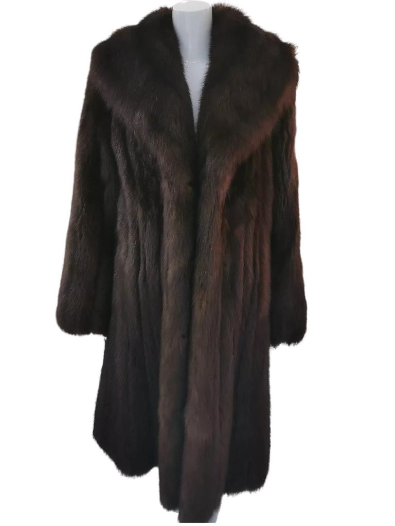 Louis Féraud Barguzin Russian Sable Fur Coat (Size 8-M) ~no duties