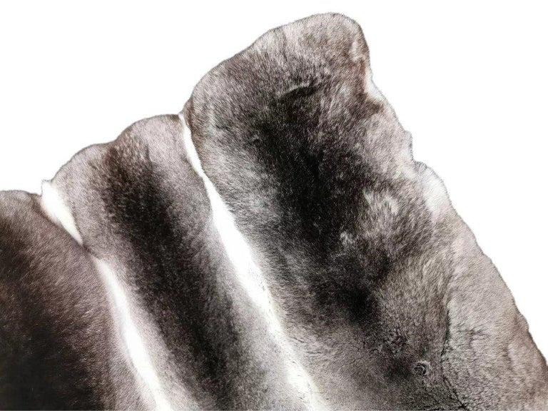 Brand New Chinchilla Fur Blanket (Size 40"x60") ~no duties