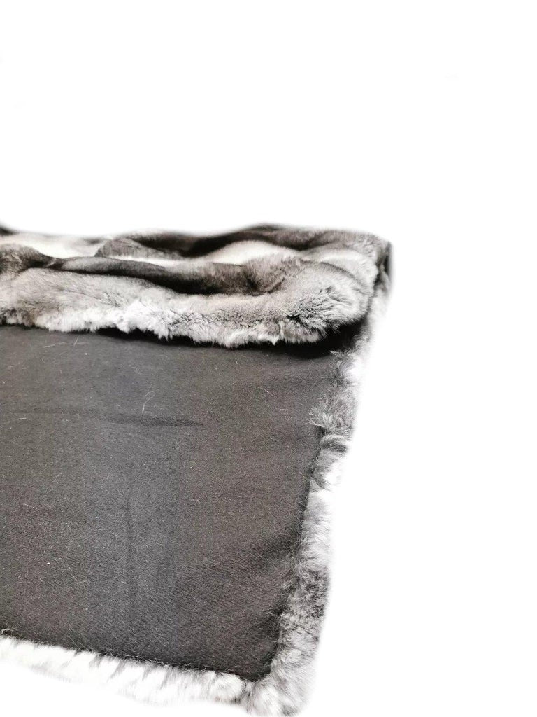 Brand New Chinchilla Fur Blanket (Size 40"x60") ~no duties