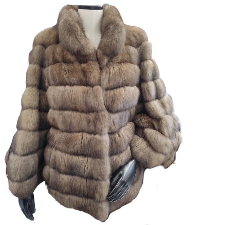 Brand new Sobol Tortora Russian Sable fur Jacket 45000$ tags ~no duties