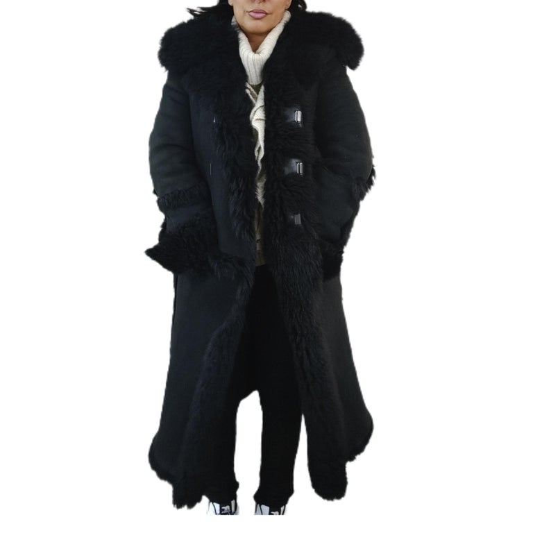 Gucci Shearling Lambs Fur Trench Coat (Size 8-S/M) ~no duties
