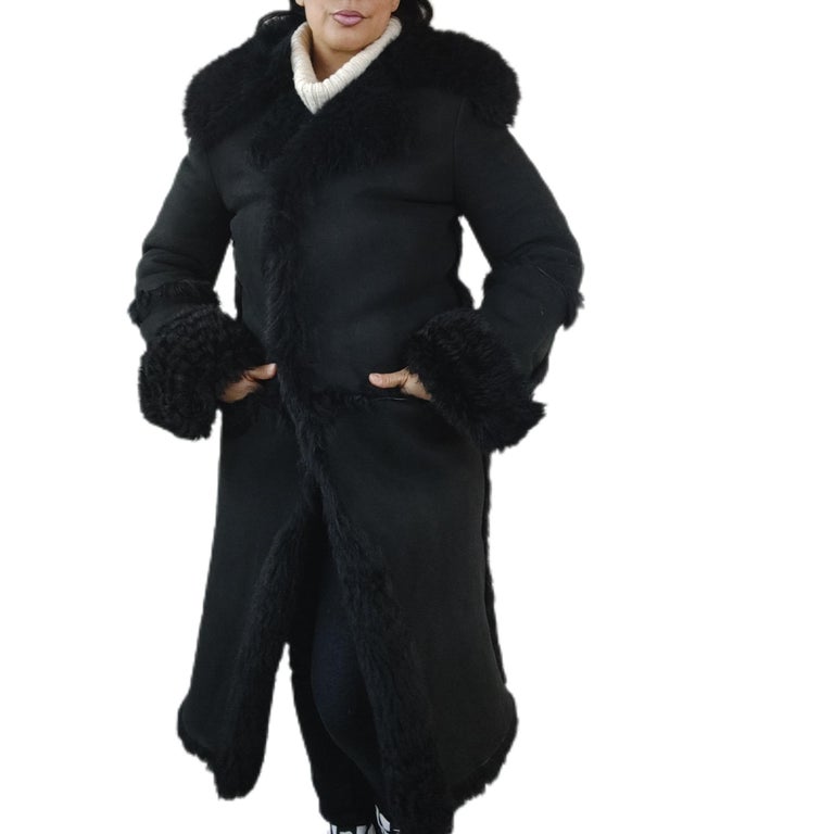 Gucci Shearling Lambs Fur Trench Coat (Size 8-S/M) ~no duties