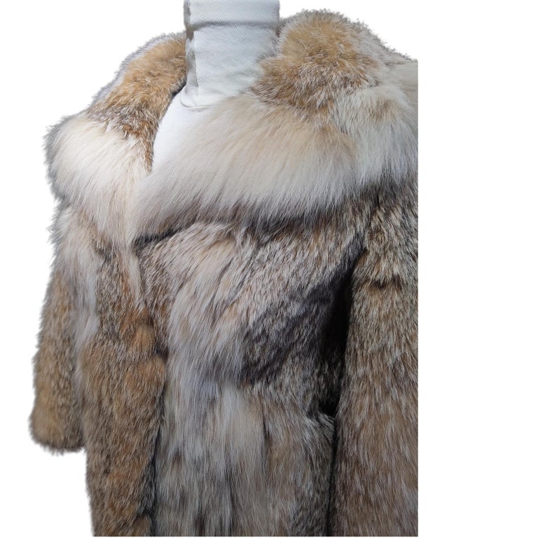 Brand new Vintage lynx fur coat size 6-8 with price tag 7999$