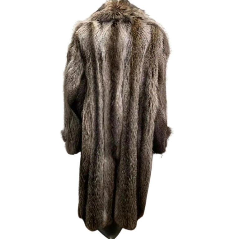 Brand new men's raccoon fur coat size 2 XL