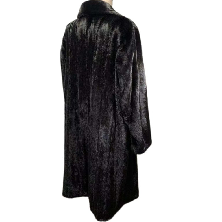 Brand new Big Tall Blackglama Men's mink fur coat parka jacket size 2 XL